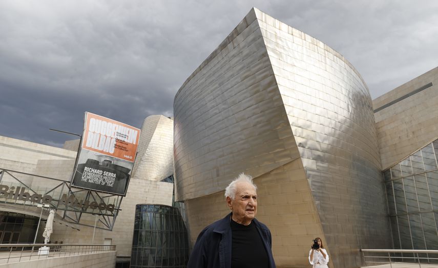 El arquitecto canadiense-estadounidense Frank Gehry