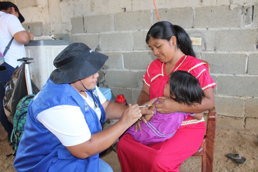 El MINSA aplicó 60,572 dosis contra el Sarampión en todo el país
