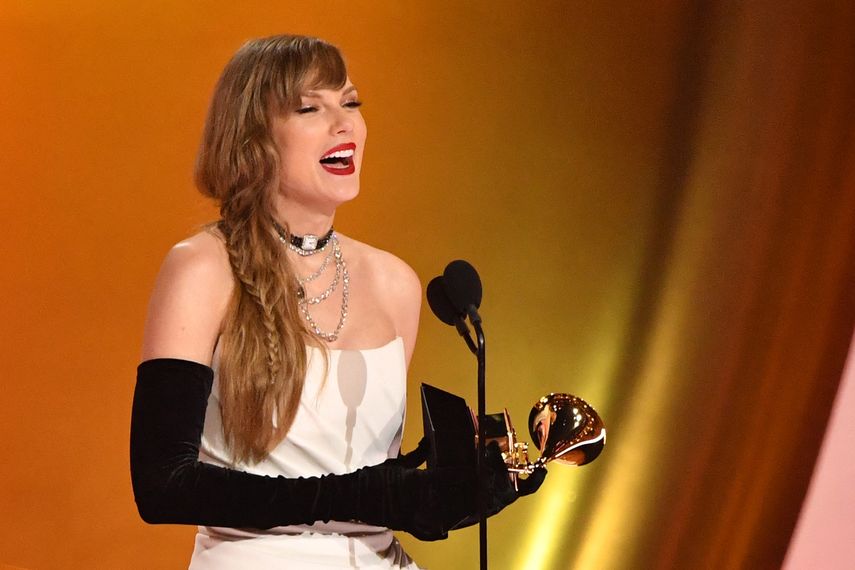 Taylor Swift, la deidad del pop que bate récords en Grammys
