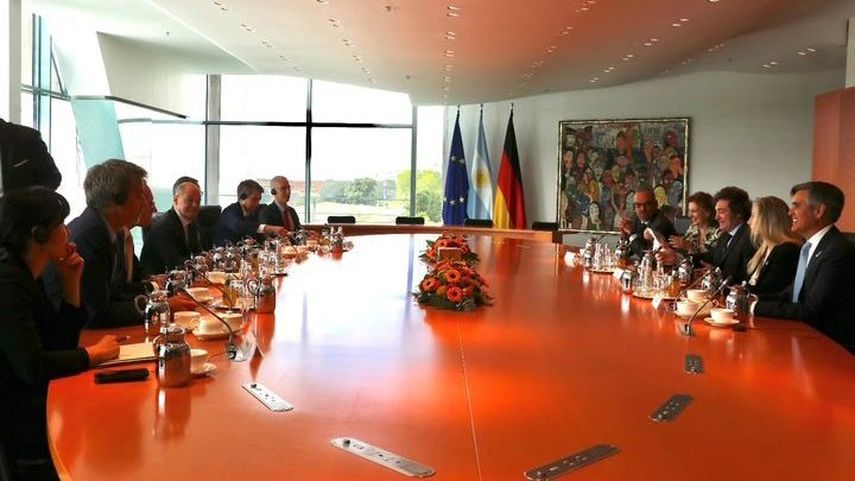 Jefe de gobierno alemán pide a Milei prestar atención a la Jefe de gobierno alemán pide a Milei prestar atención a la