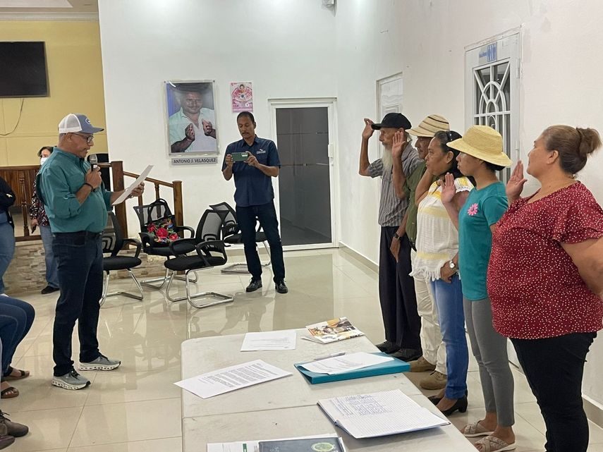 Juramentan comités ciudadanos de subcuencas del río Pacora