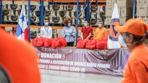 Sociedad China dona alimentos a voluntarios del Sinaproc