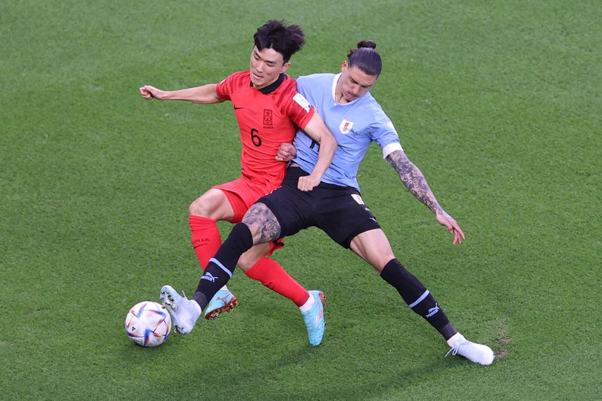 Qatar 2022: Uruguay empata 0-0 con Corea del Sur