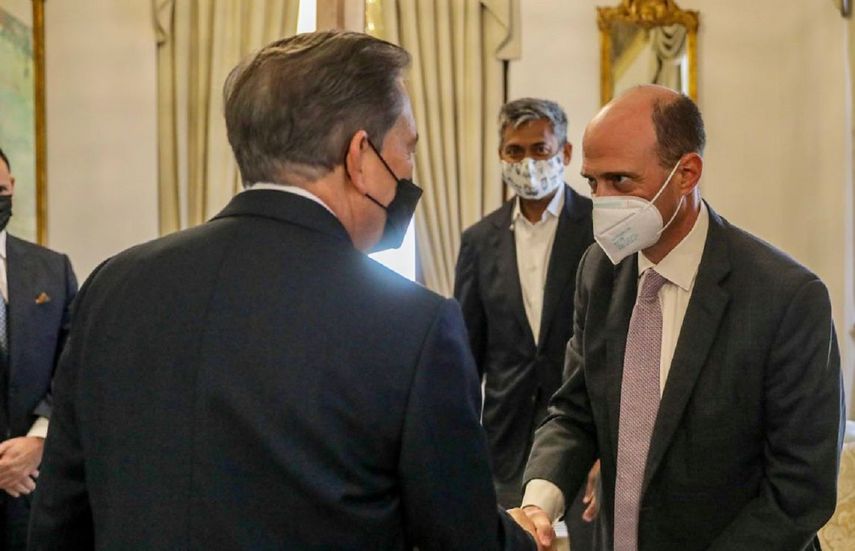 Nito Cortizo recibe visita de presidente de Liberty Latam