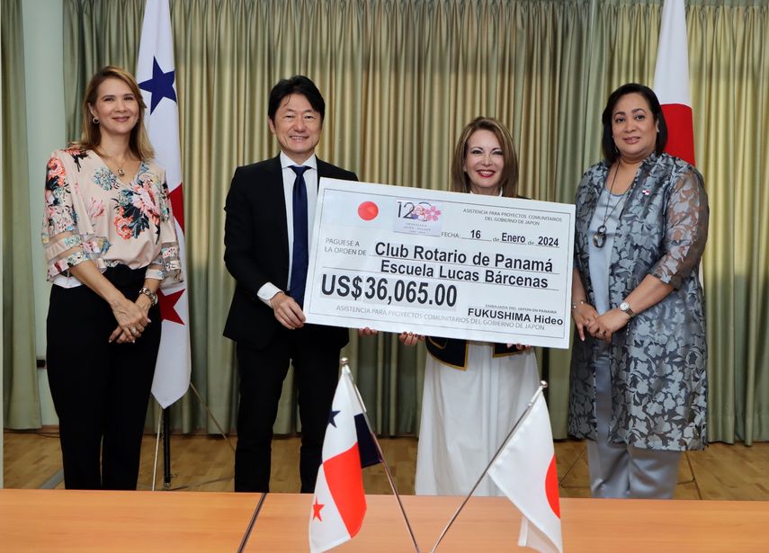 Japón aporta asistencia financiera a comedores de Arraiján