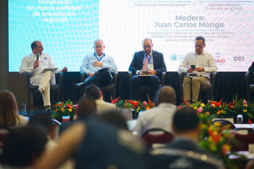 Defensoría del Pueblo y Colombia coordinan alerta temprana