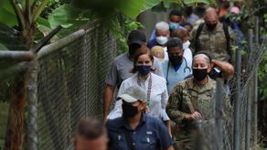 Primera Dama realiza recorrido en Sambú donde se ejecuta la Operación Humanitaria Mercurio III