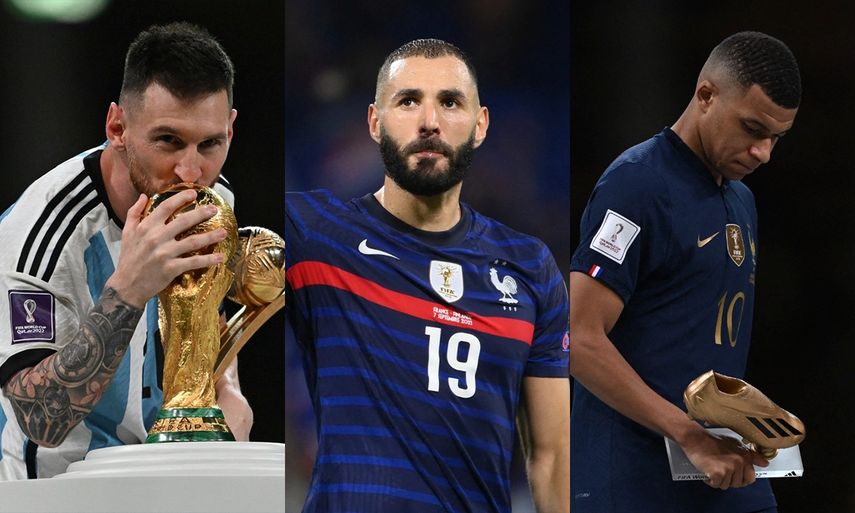 Messi, Mbappé y Benzema finalistas al The Best de la FIFA