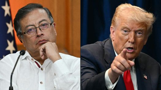 Petro dice que Trump tiene cerebro senil y que lo llamó forajido del narcotráfico