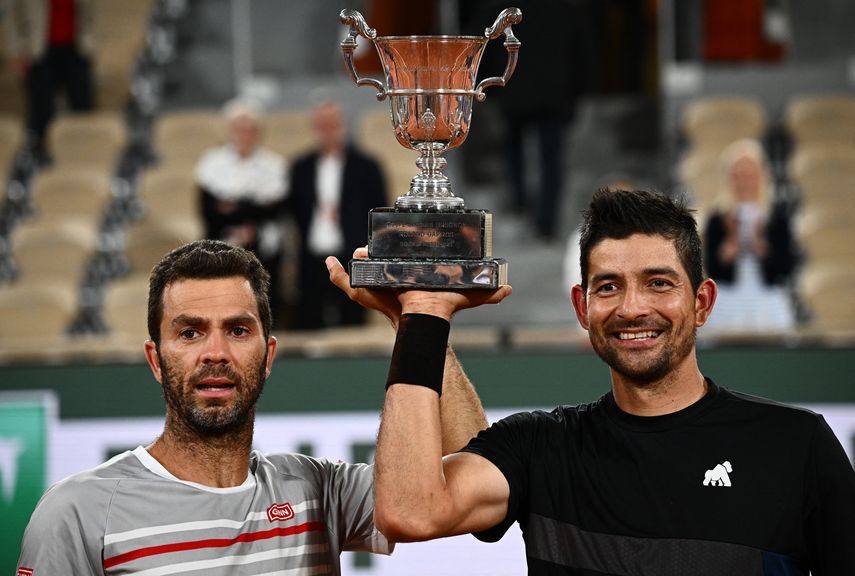 Marcelo Arévalo conquista torneo de dobles Roland Garros