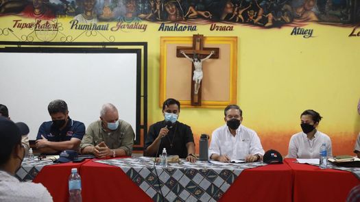 Presidente Cortizo se reunió con dirigentes en San Félix para reaperturas