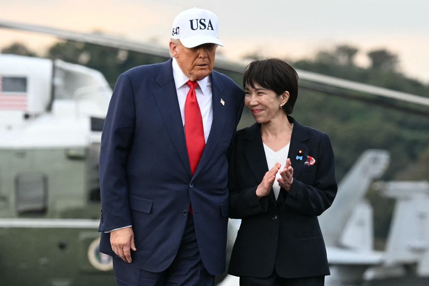Trump y Takaichi prometen una nueva edad de oro entre EE.UU. y Japón