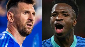 Vinícius contra Messi