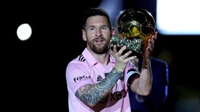 Octavo Balón de Oro de Lionel Messi. AFP