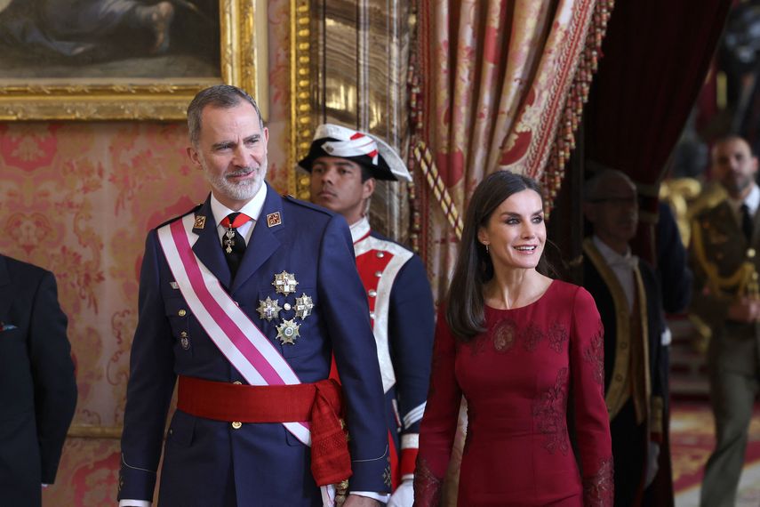 El rey Felipe VI celebra 10 años de reinado junto a la reina Letizia