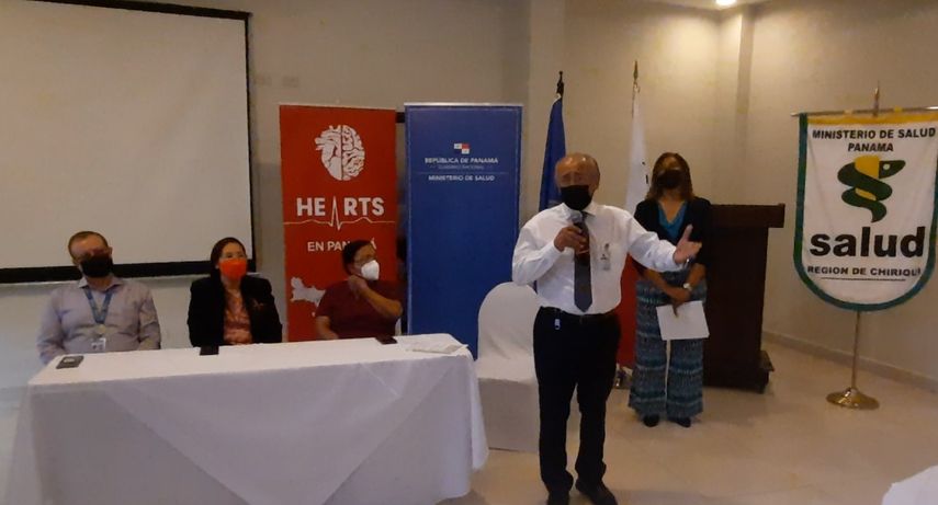 Funcionarios del MINSA y la CSS se capacitaron en busca de iniciativas para reducir enfermedades cardiovasculares en Chiriquí