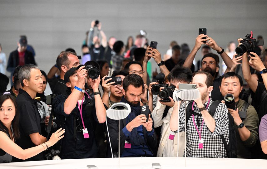 Apple presentó nuevo casco de realidad virtual mixta Apple presentó nuevo casco de realidad virtual mixta