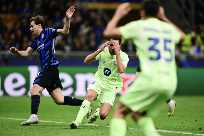 El Inter de Milán eliminó al Barcelona. El Inter de Milán eliminó al Barcelona.