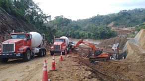 Trabajos del MOP en Carretera Panamericana en Darién avanzan al 29%