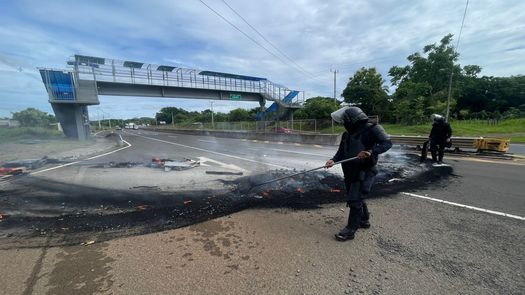 13 aprehendidos en Veraguas tras cierre en la vía Panamericana