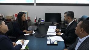 Los diputados recibieron al personal de la Contraloría.