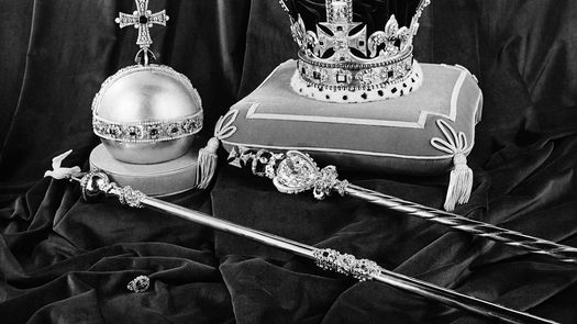 Las joyas de la coronación del Rey Carlos III. Foto: AFP