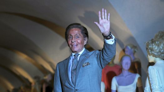 El diseñador Valentino Garavani murió en su casa en Roma. AFP El diseñador Valentino Garavani murió en su casa en Roma. AFP