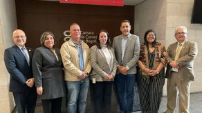 La delegación estuvo conformada por el presidente de la Cámara de Comercio de Chiriquí, Jorge Tovar.