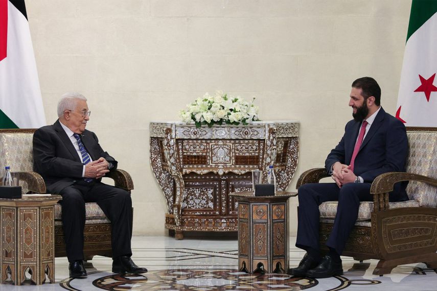 La visita tiene como objetivo discutir formas de fortalecer las relaciones entre Siria y Palestina. La visita tiene como objetivo discutir formas de fortalecer las relaciones entre Siria y Palestina.