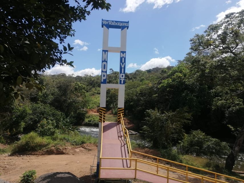 El MOP indicó que este nuevo puente colgante peatonal sobre el río Tabasará