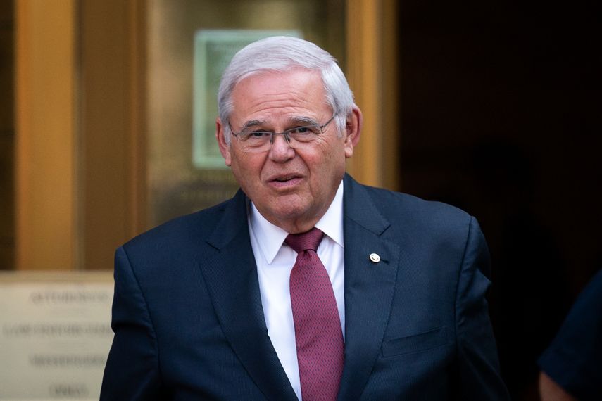 Senador estadounidense Bob Menéndez, declarado culpable de 16 cargos de corrupción