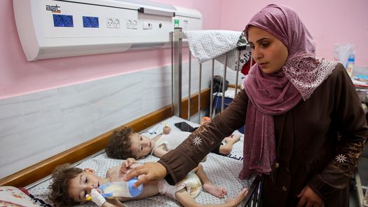 Miles de niños en Gaza en riesgo de muerte por falta de leche