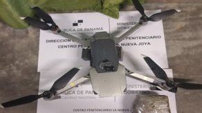 Decomisan drone con paquete de hierba seca en La Nueva Joya