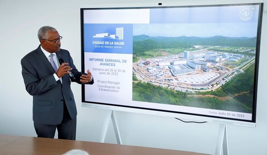 A toda marcha se mantienen los trabajos de culminación de la Ciudad de la Salud, que la ubican en un 97% de avance de la totalidad de la obra. A toda marcha se mantienen los trabajos de culminación de la Ciudad de la Salud, que la ubican en un 97% de avance de la totalidad de la obra.