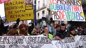 Nueva jornada de protestas en Francia contra reforma de pensiones