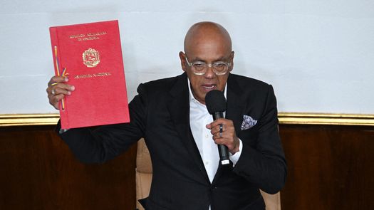 Jorge Rodríguez, presidente del parlamento de Venezuela. AFP