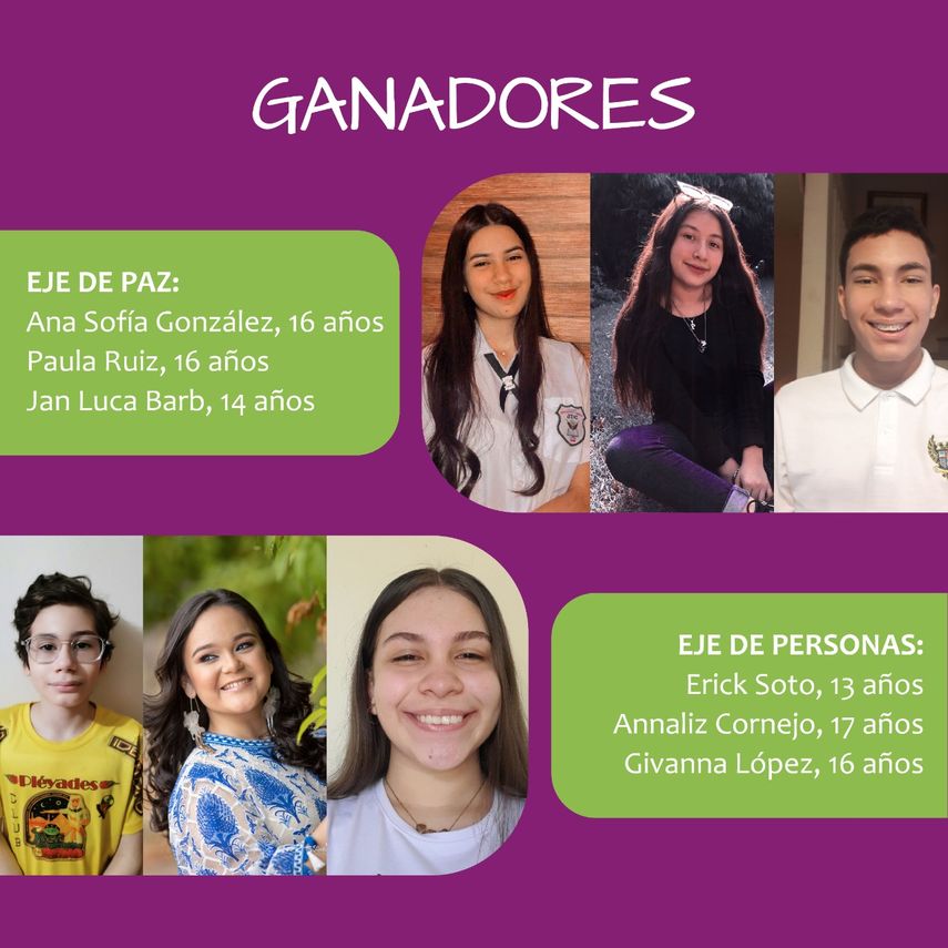 Agenda 2030: Eje central del curso Jóvenes en Acción por ODS. Luego de la capacitación se escogieron a ganadores