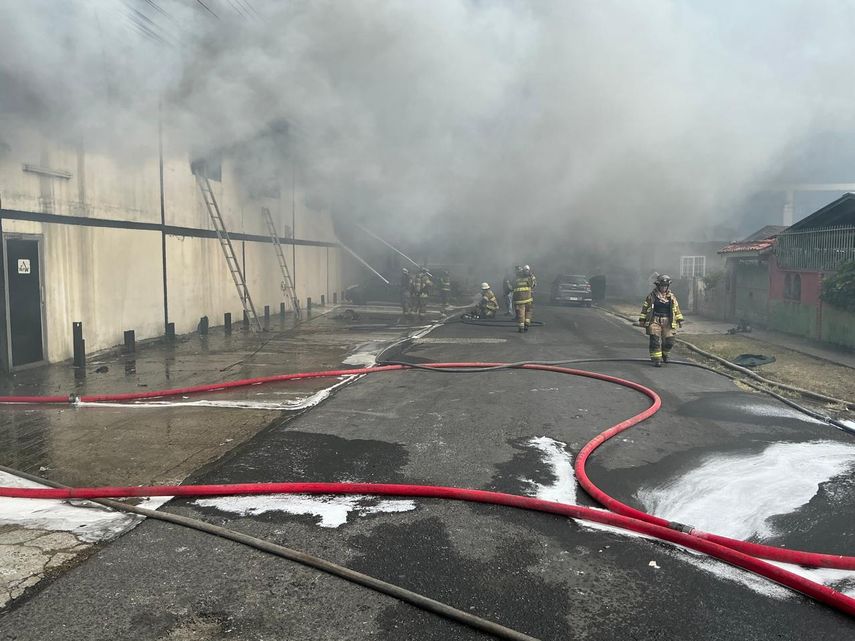 El incendio se reportó el pasado miércoles en horas de la tarde.