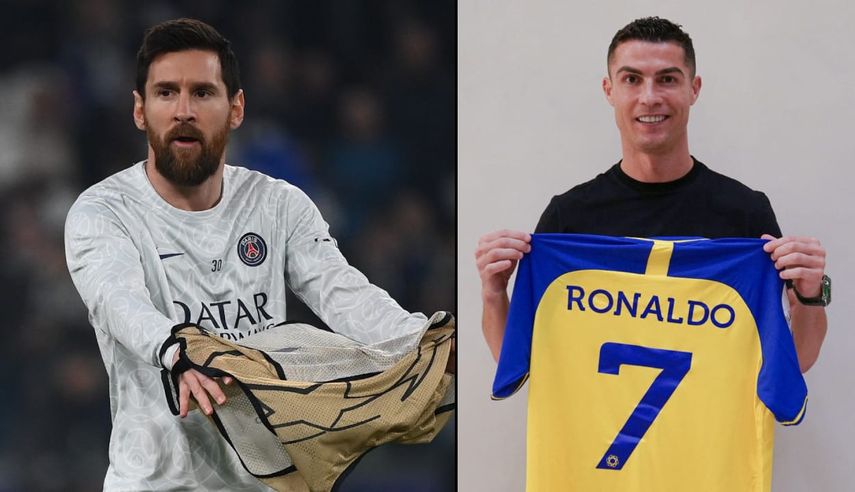 Arabia Saudita escenario del próximo duelo, Messi y Ronaldo