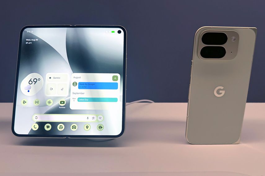 Google presenta sus nuevos teléfonos Pixel 10 y se burla de la IA y cámaras de Apple