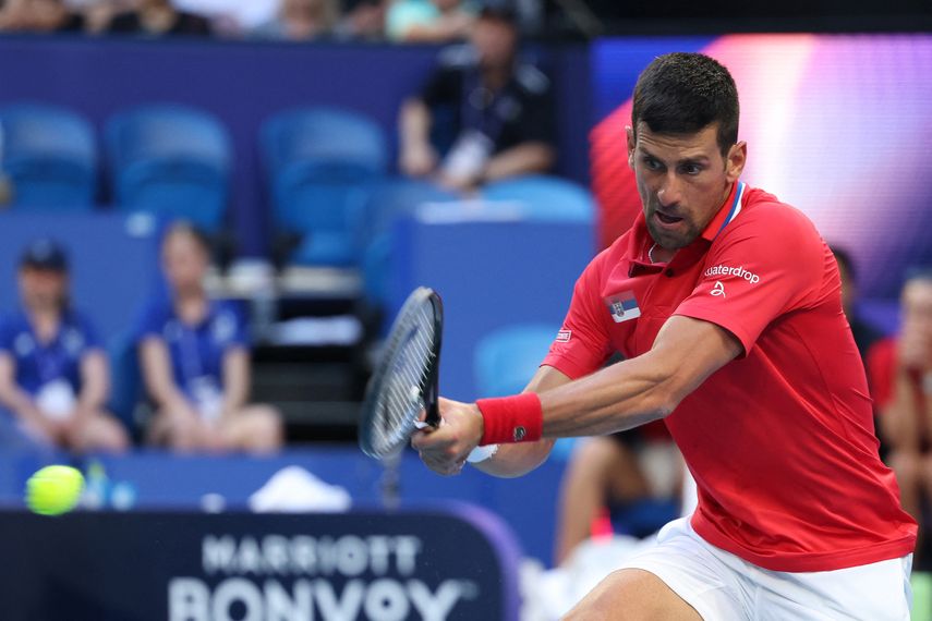 Novak Djokovic cae ante De Miñaur. Novak Djokovic cae ante De Miñaur.