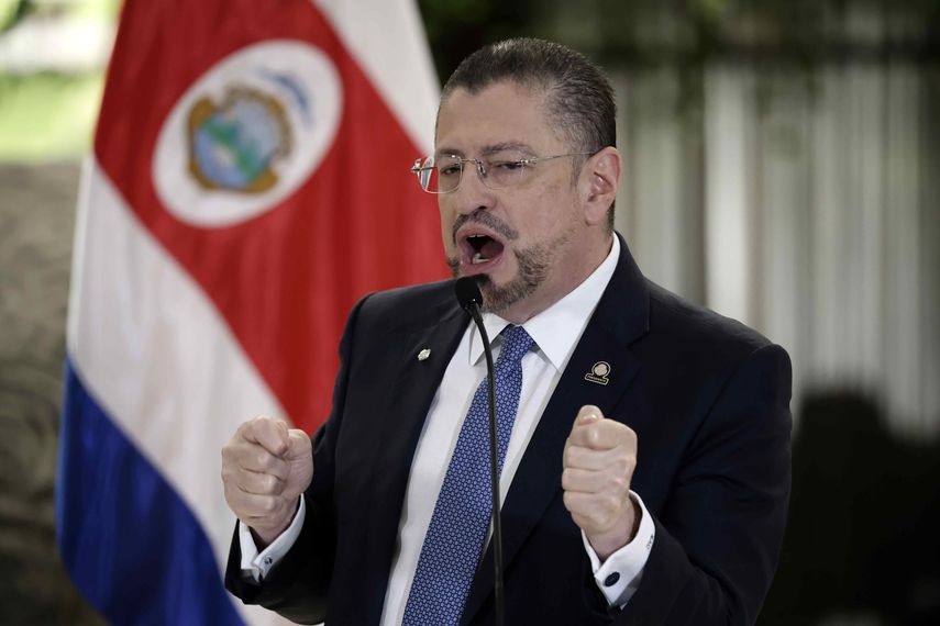 El gobierno de Costa Rica denunció este martes un supuesto plan para asesinar al presidente Rodrigo Chaves
