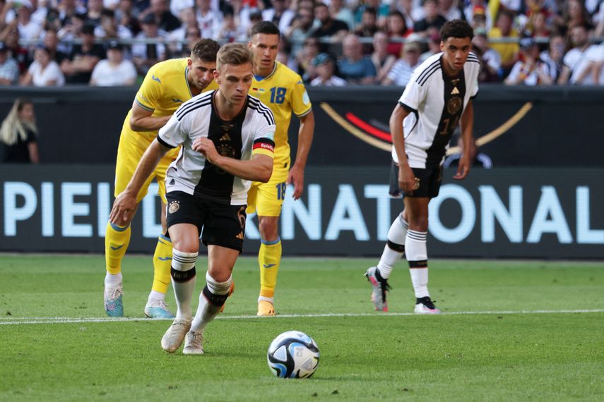 Joshua Kimmich anotó el gol con que Alemania rescató el empate. Joshua Kimmich anotó el gol con que Alemania rescató el empate.