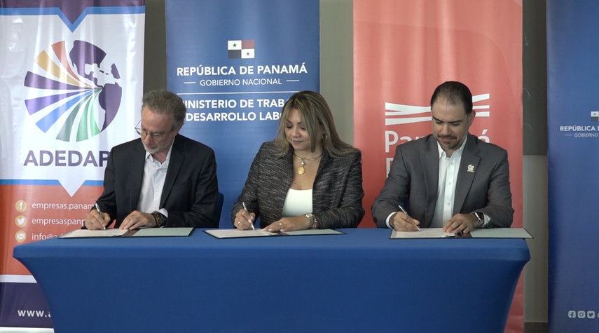 Mitradel firma alianza con empresas de Panamá Pacífico