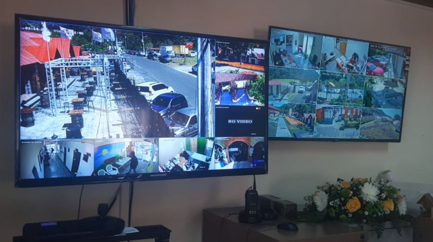 Videovigilancia en la Feria de las Flores y del Café