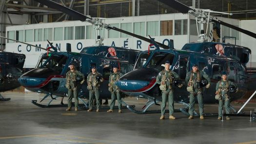 Panamá recibe 8 helicópteros donados por EEUU para reforzar la frontera y lucha antidroga