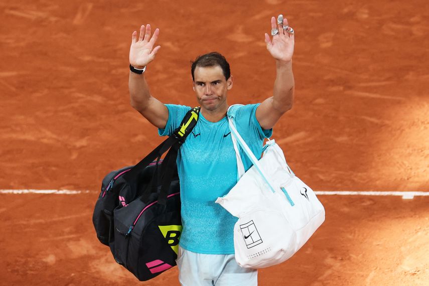 Rafael Nadal se despide del Roland Garros