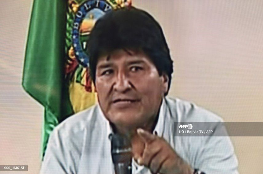 Evo Morales anunció su renuncia